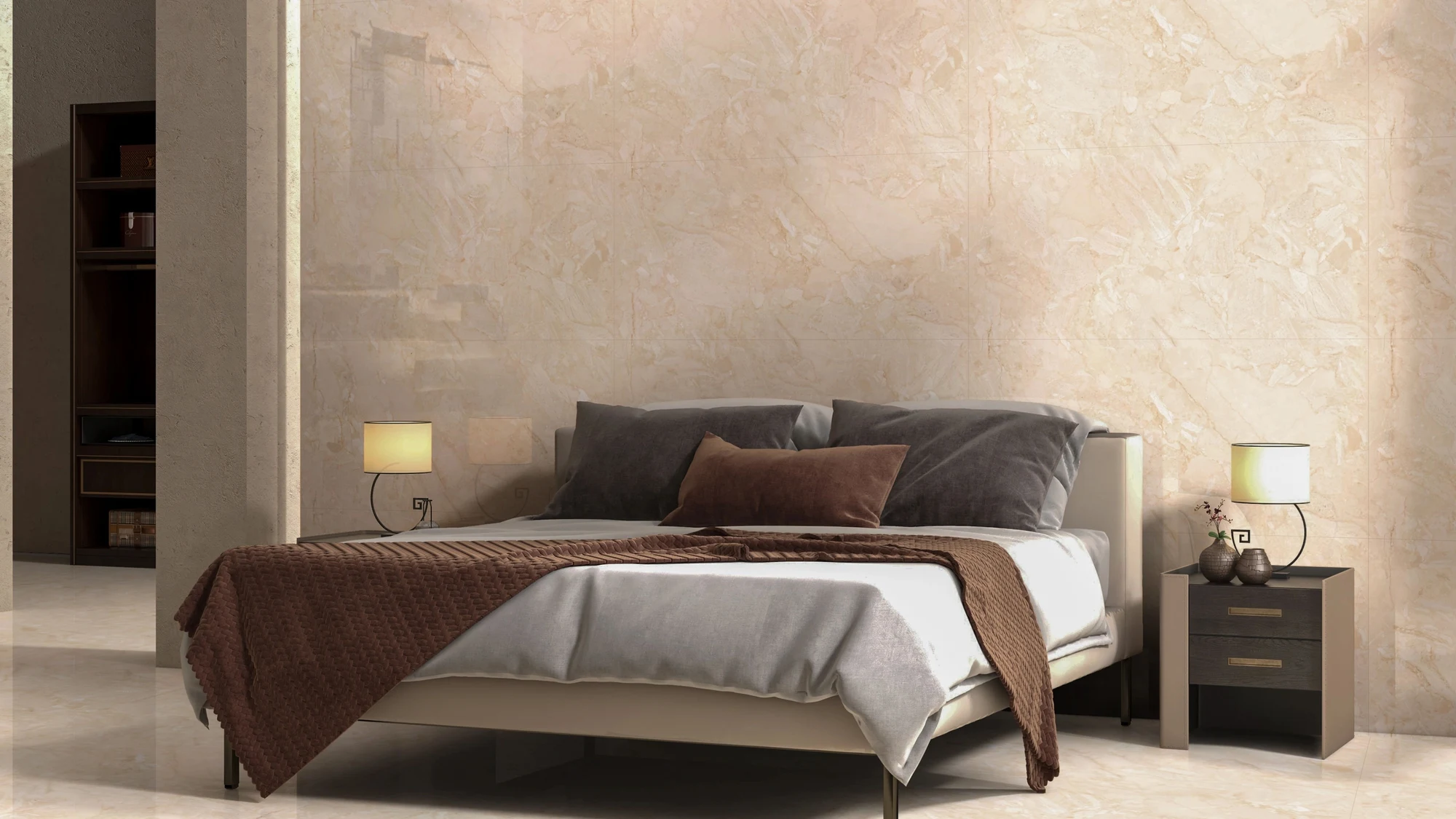 Endless Collection continuous marble architectural salon