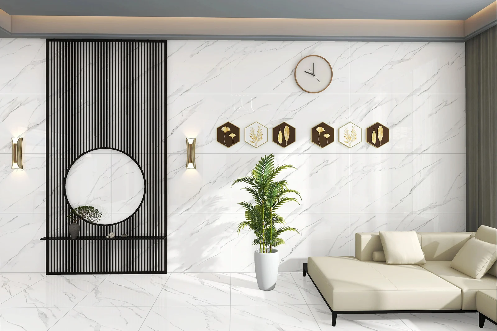 Glossy Decor Collection architectural vitrified surfaces