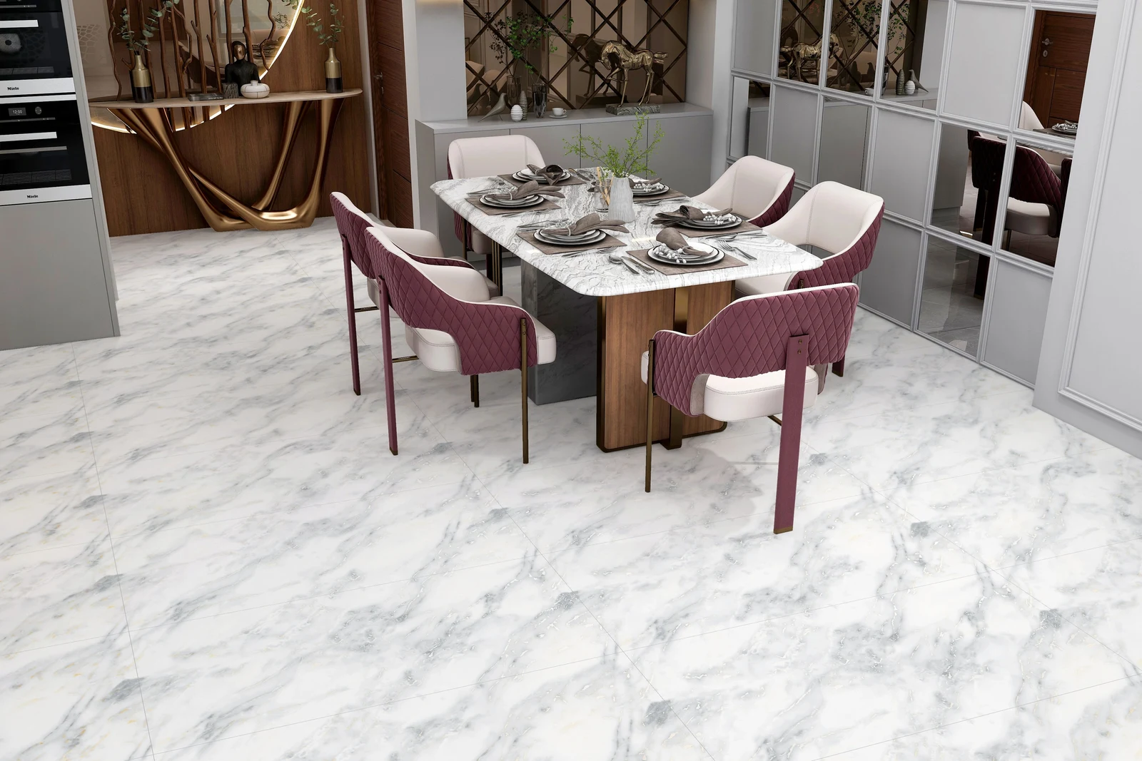 Carving Collection 2026 tactile vitrified surfaces