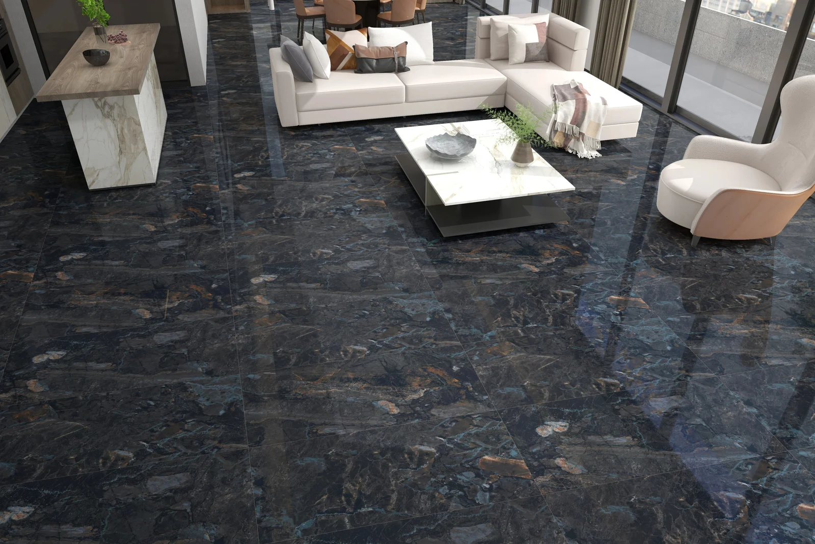 High Glossy Collection vitrified surfaces