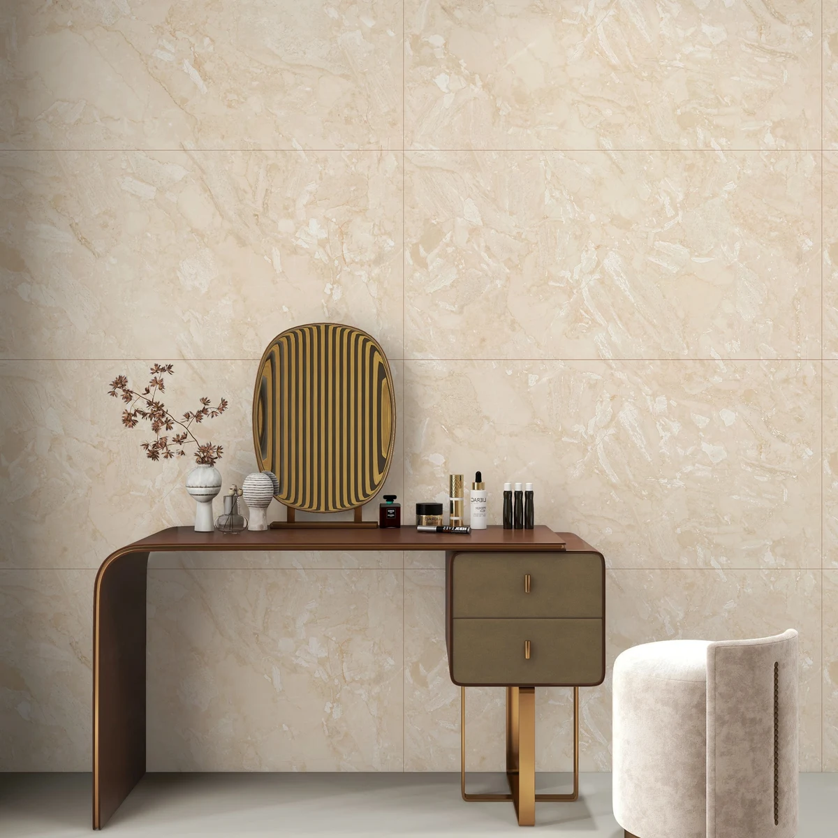 Tactile Carving and Textured vitrified surfaces